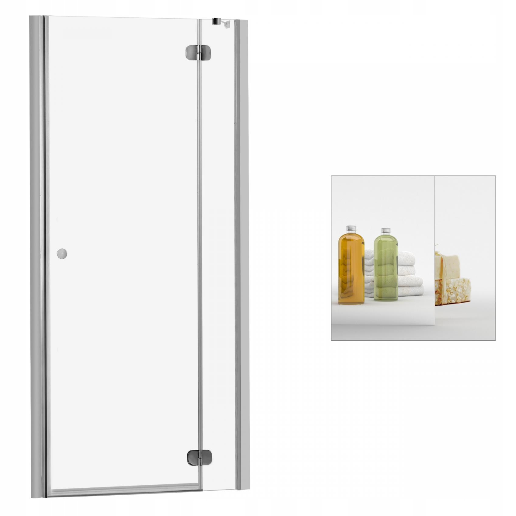 Sprchové dvere - RADAWAY Torrenta DWJ 120 P zrkadlové sprchové dvere