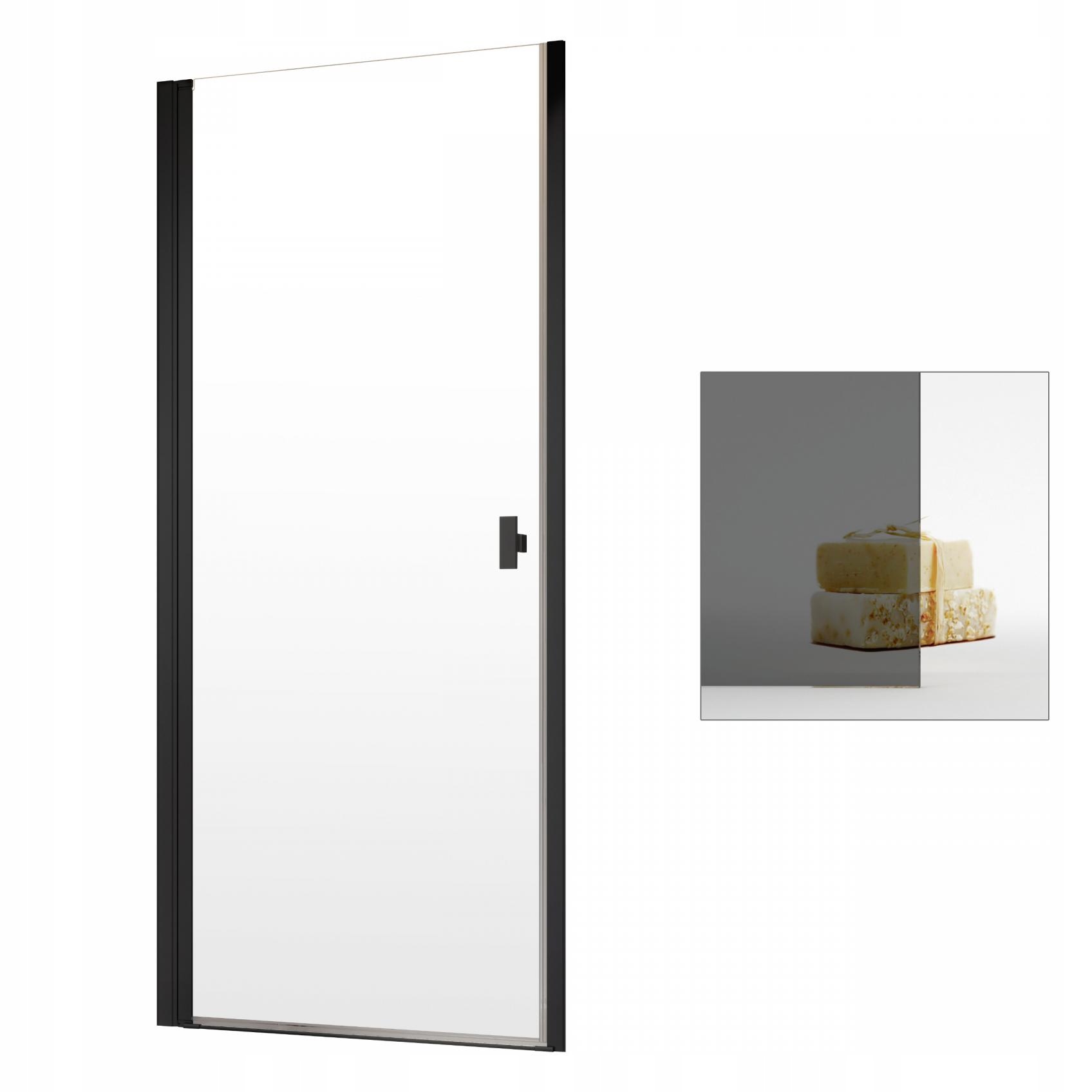 Sprchové dvere - Sprchové dvere RADAWAY Nes Black DWJ 70 L grafitové