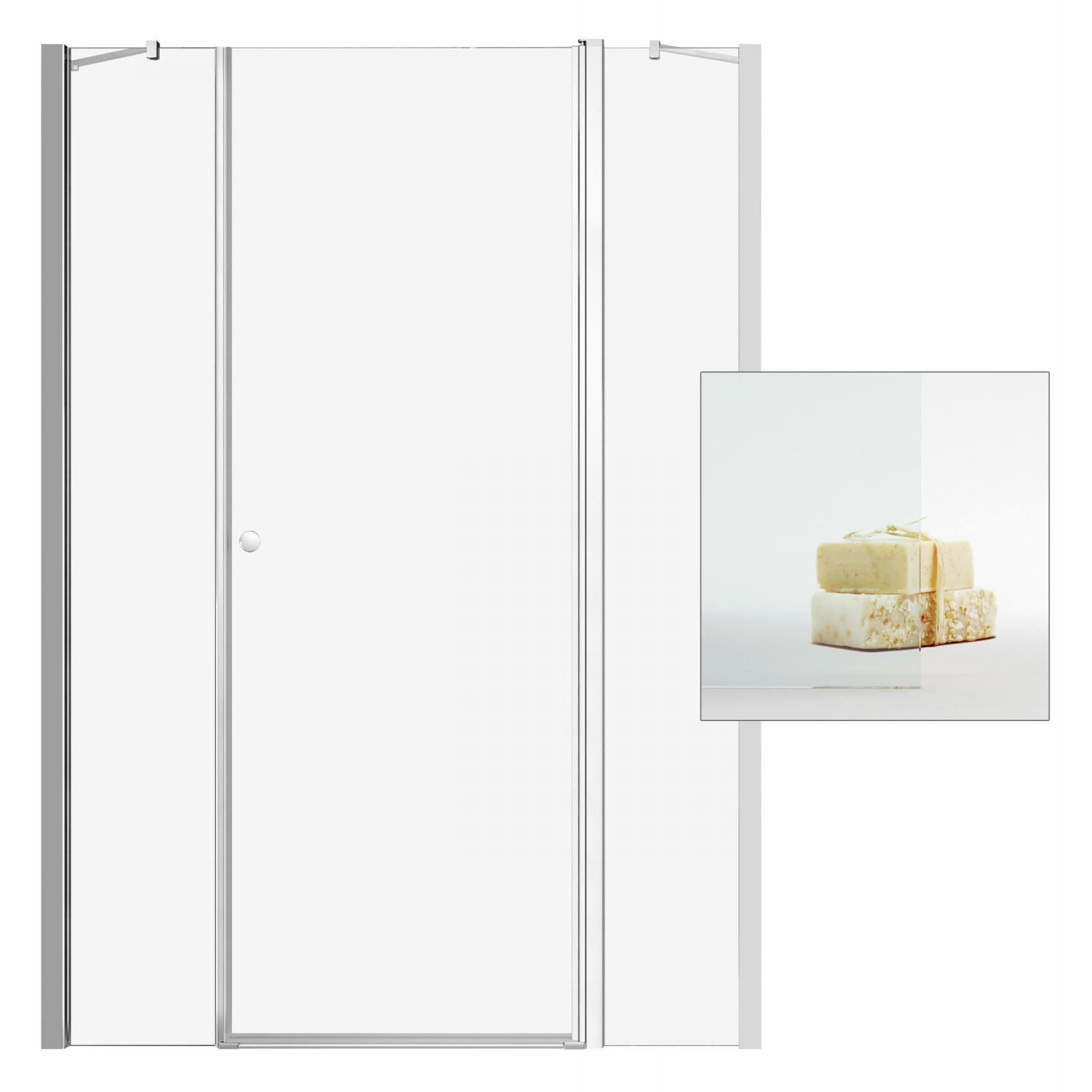 Sprchové dvere - RADAWAY Eos II DWJS 120 P sprchové dvere čisté