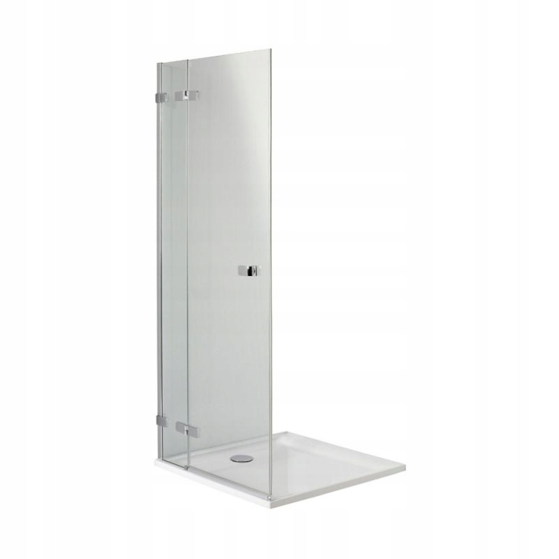 Sprchové dvere - SPRCHOVÉ DVERE 80 CM RECEPTOVANÝ ĽAVÝ SKLENENÝ KRUH