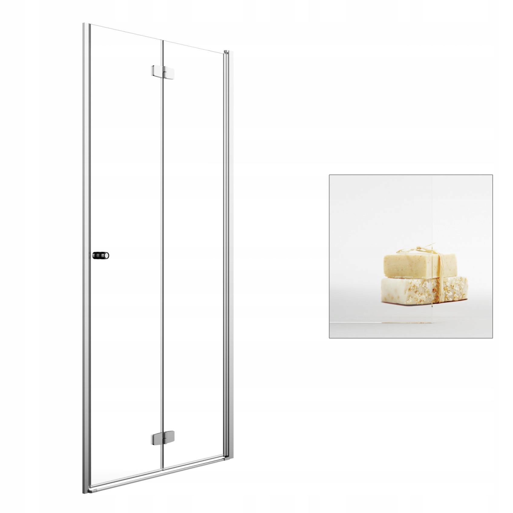 Sprchové dvere - RADAWAY Fuenta Nové sklenené dvere UltraClear DWB 90 P