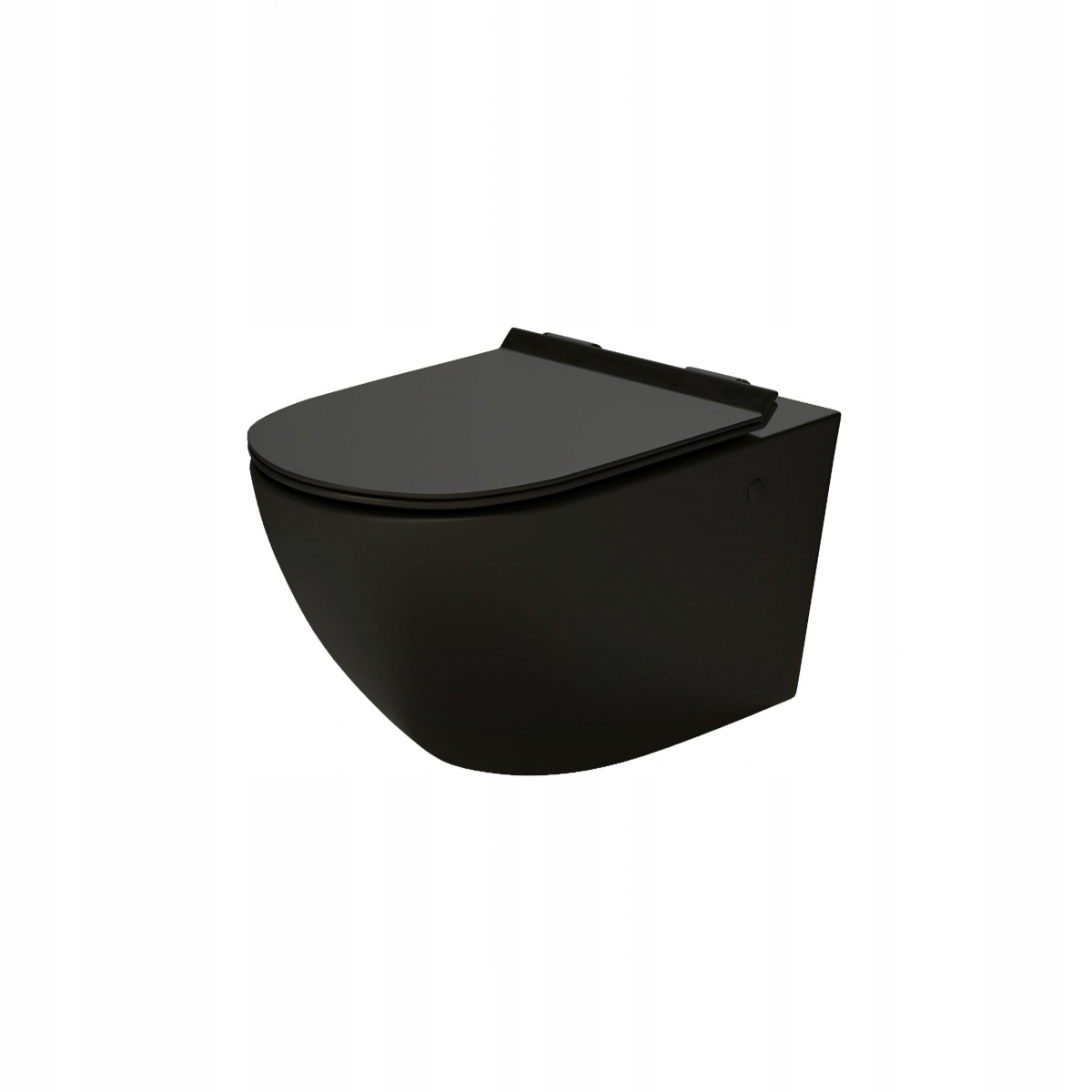 WC MISA - MASSI DECOS BEZ RIMLESS ČIERNEHO NÁSTENNÉHO WC