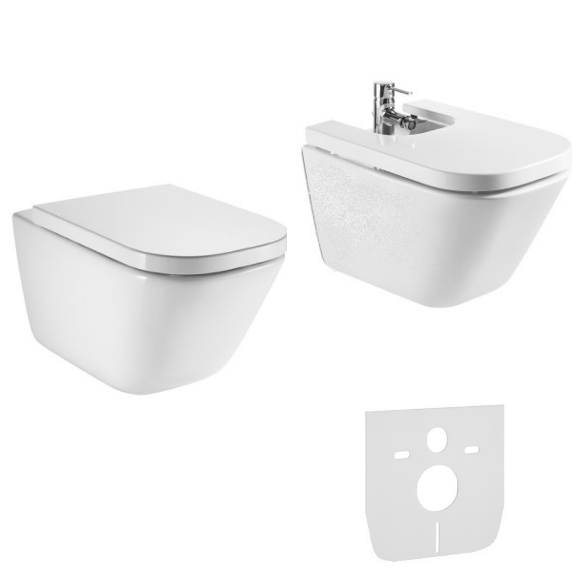 WC MISA - ROCA GAP RIMLESS toaletná misa, bidet, zavesené sedadlo