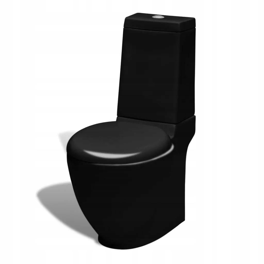 WC MISA - Čierna keramická WC misa