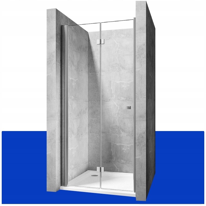 Sprchové dvere - Rozbité sprchové dvere, skladacie, najlepšie 90 cm Rea