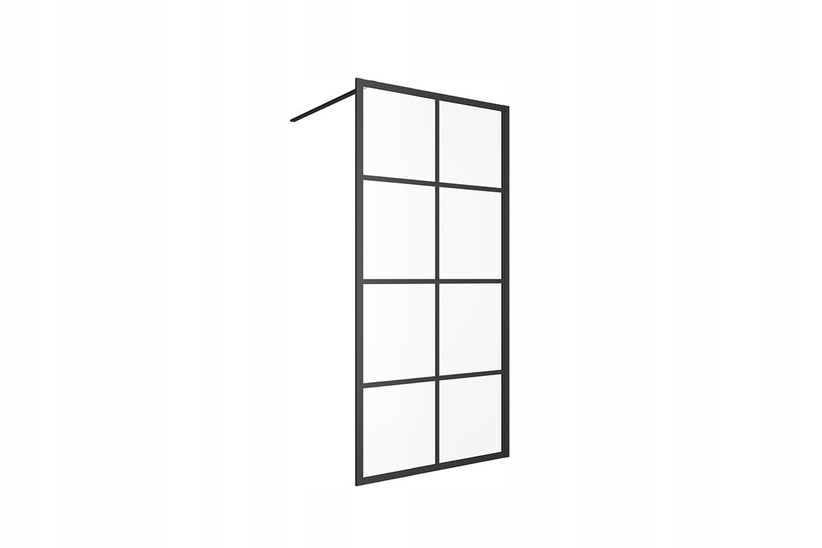 Sprchové dvere - Sprchová stena 120 cm Fabrika Loft čierna matná