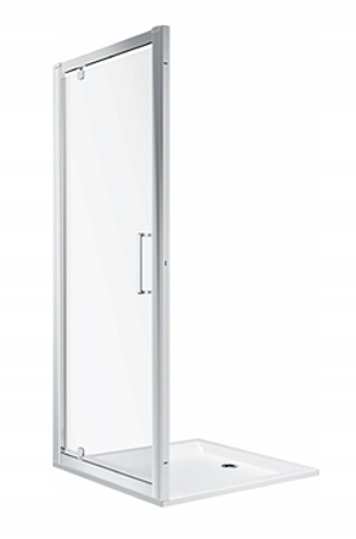 Sprchové dvere - KRUHOVÉ GEO DVERE PIVOT 80x190 cm REFLEXNÉ SKLO