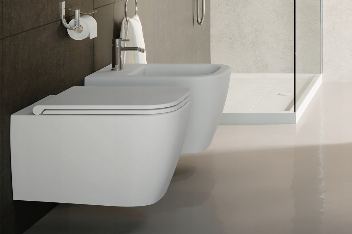 WC MISA - BEZ RIMLESS ZÁVESNÁ WC MISKA QUADRA NO-RIM