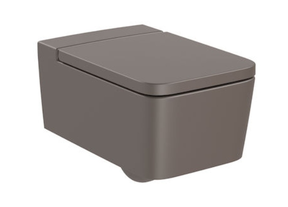 WC MISA - ROCA INSPIRA ZÁVESNÁ MISA Z WC, KÁVA 56x37 cm