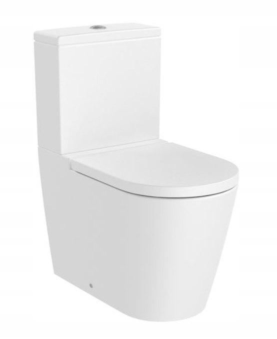 WC MISA - TOALETNÁ MISA ROCA INSPIRA PRE KOMPAKTNÉ BIELE MAT