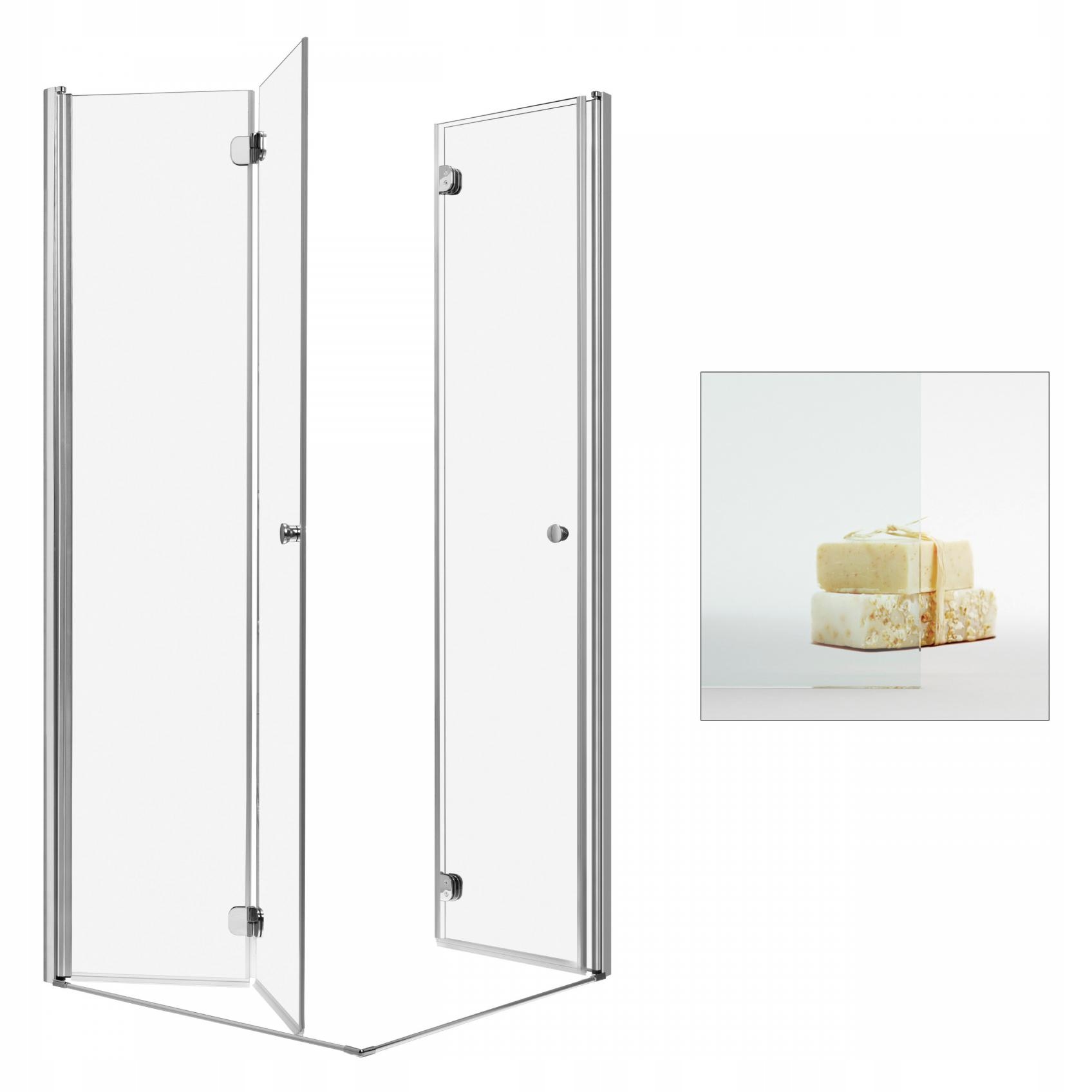 Sprchový kút - Sprchový kút RADAWAY Eos KDD-B 90x90 čistý