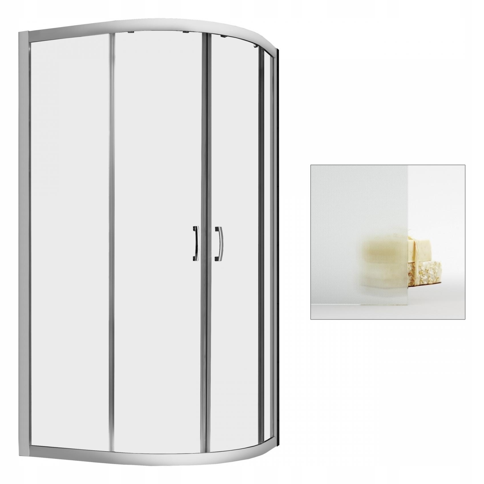 Sprchový kút - Tkanina RADAWAY Premium Plus E 1900 90x80