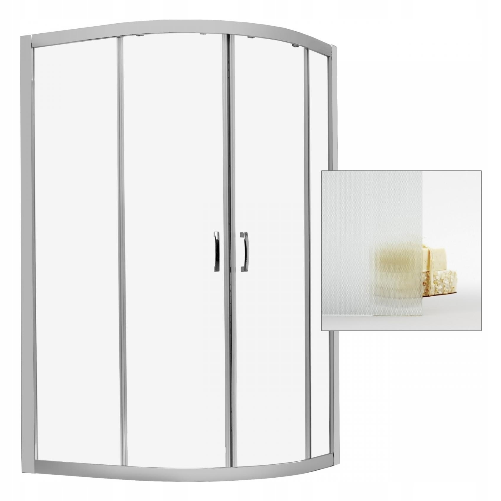 Sprchový kút - Tkanina RADAWAY Premium Plus E 1700 120 x 90