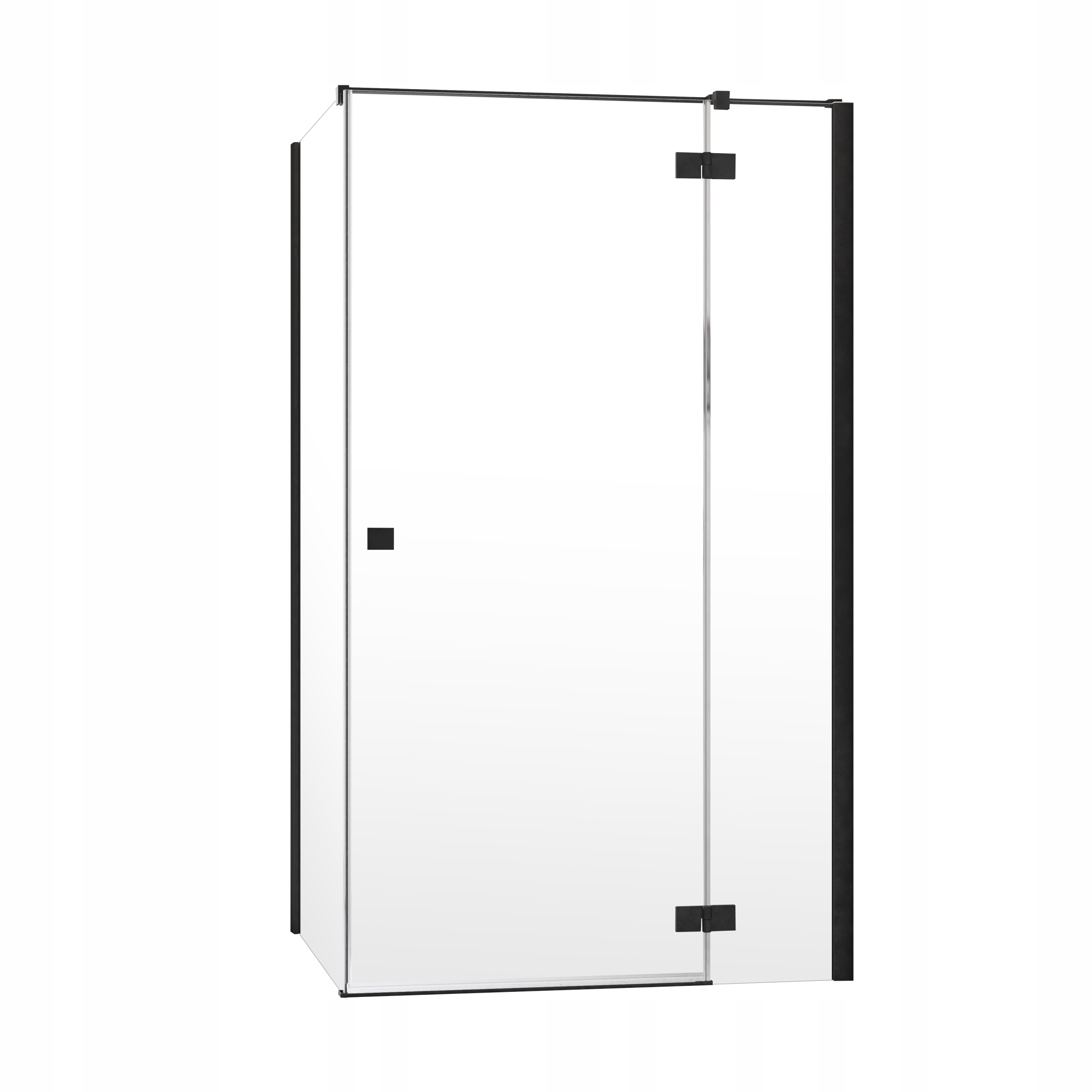 Sprchový kút - Essenza Nová čierna kabína KDJ 80x80x200 cm RADAWAY