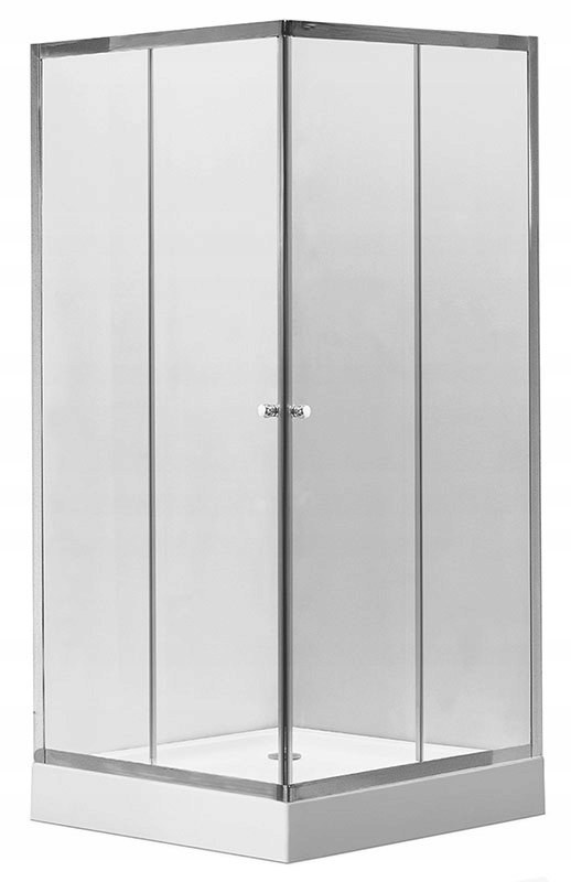 Sprchový kút - Sprchovací kút TT-123 s nízkou sprchovou vaničkou 80x80