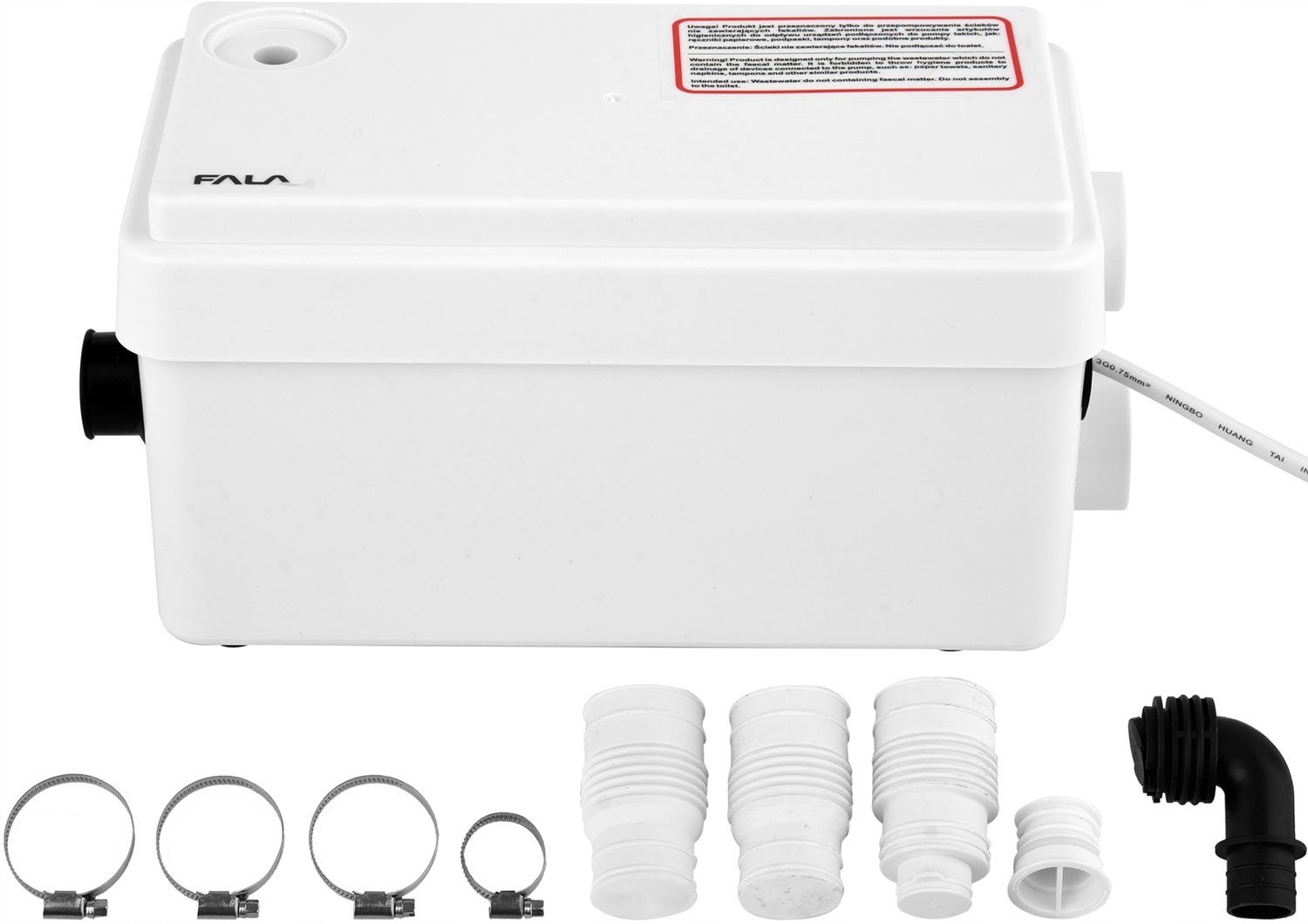 Sanitárne čerpadlo - KÚPEĽŇOVÉ ČERPADLO DO SPRCHOVÝCH KÚPEĽNÍKOVÝCH DREZOV 250W