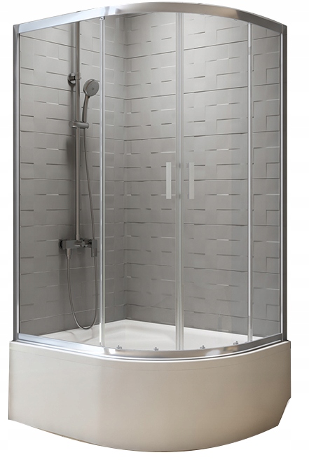 Sprchový kút - NT NOVÝ asymetrický sprchovací kút VARIA 100X80