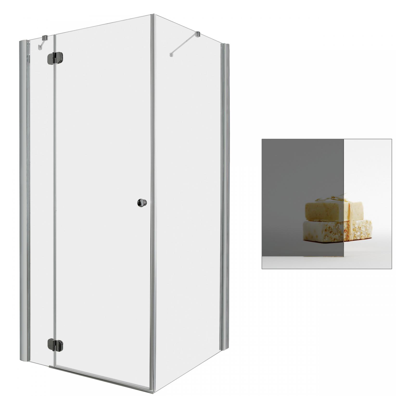 Sprchový kút - Kabína RADAWAY Torrent KDJ 100x75 L grafit