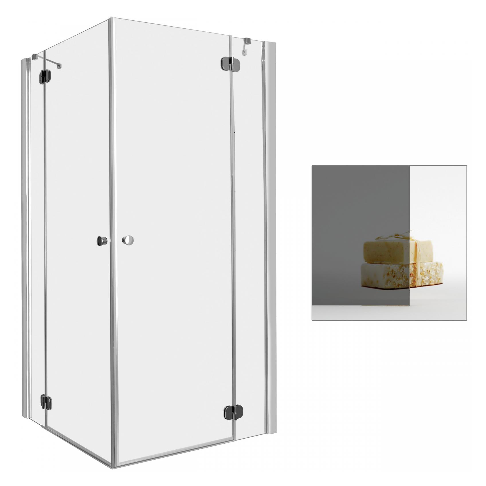 Sprchový kút - RADAWAY Torrent kabína KDD 90x80 L grafit