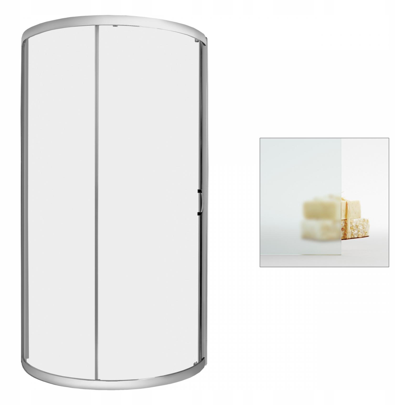 Sprchový kút - RADAWAY Premium Plus B 90x90, saténové sklo
