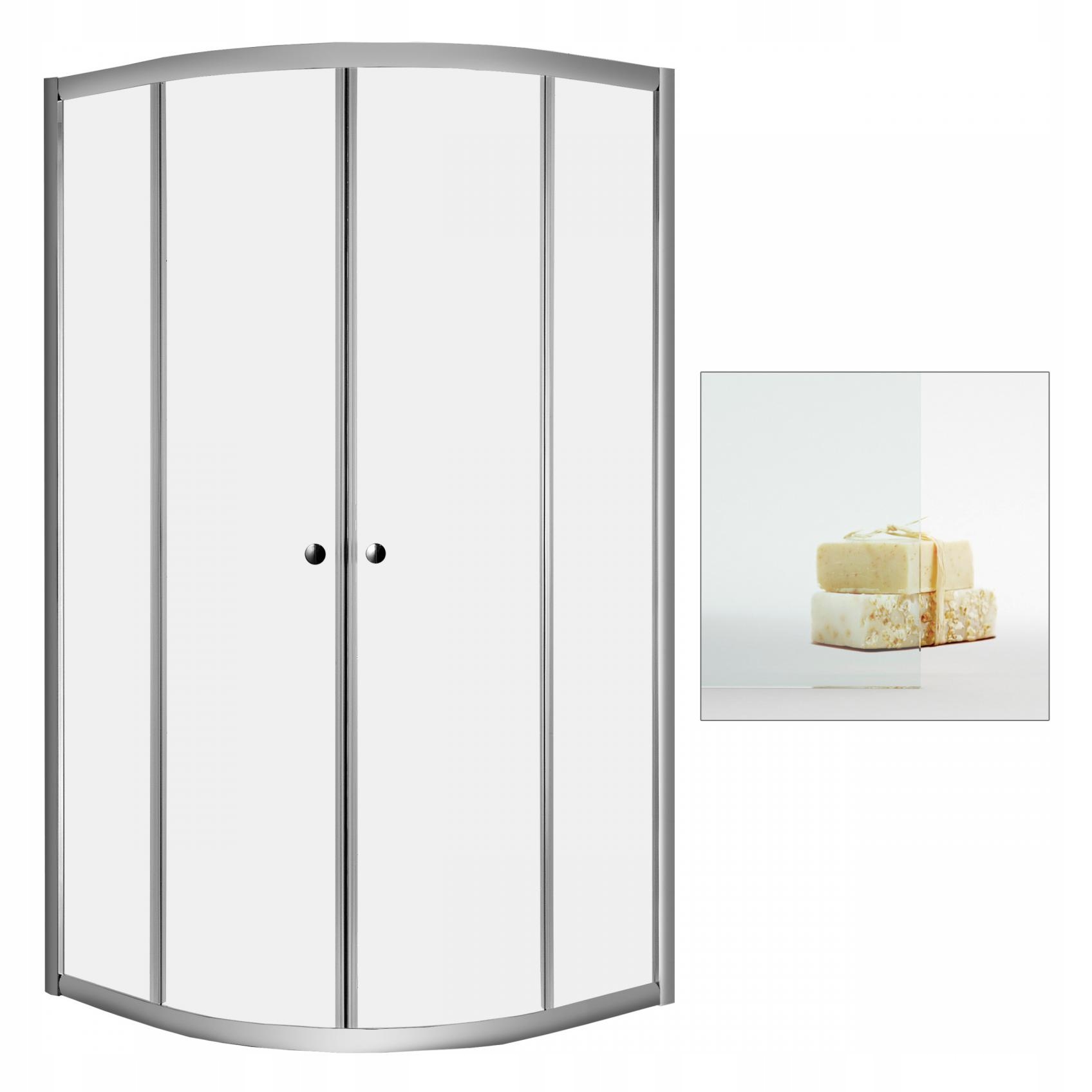 Sprchový kút - Sprchový kút RADAWAY Classic A 90x90 čistý