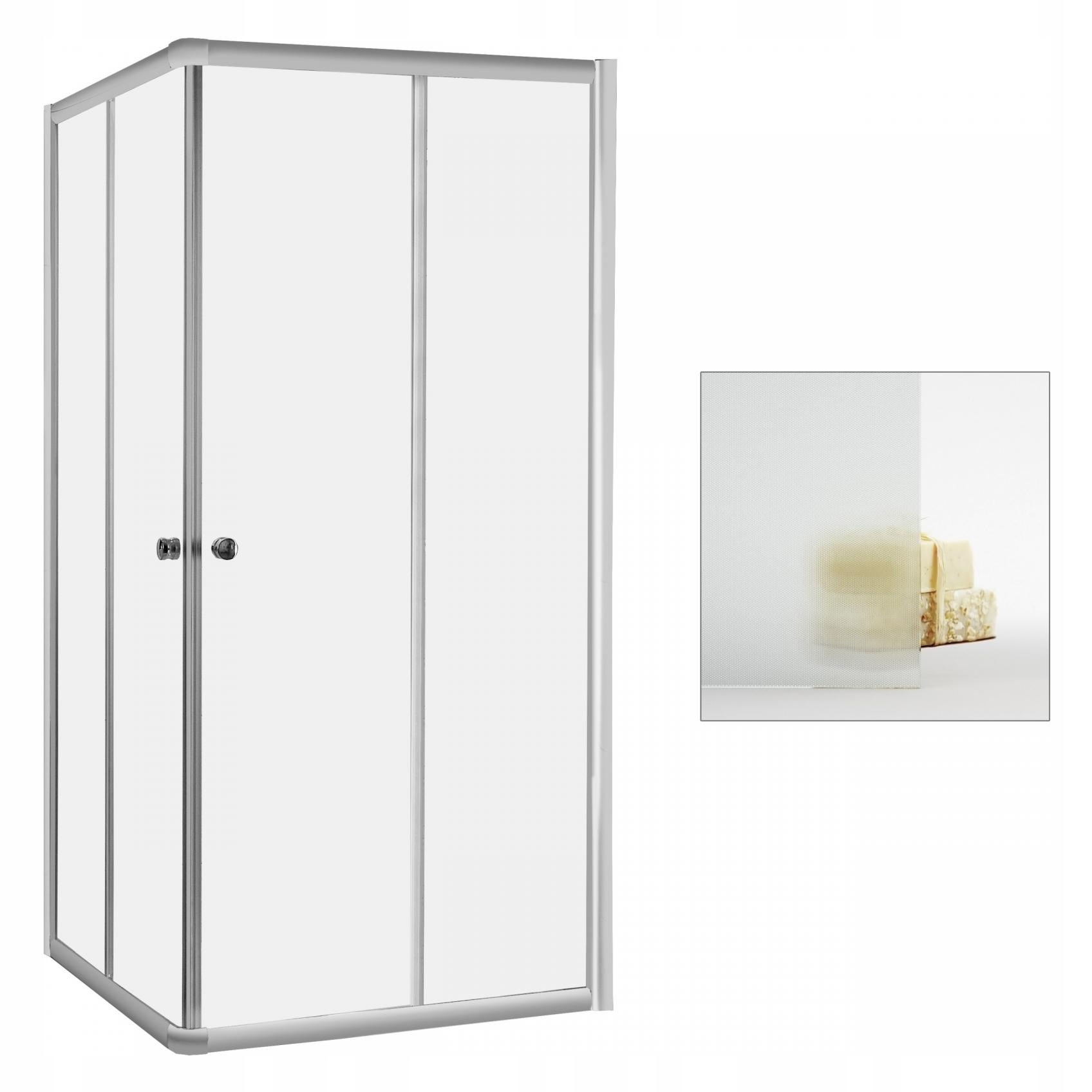Sprchový kút - Tkaninový sprchovací kút RADAWAY Classic C 80x80