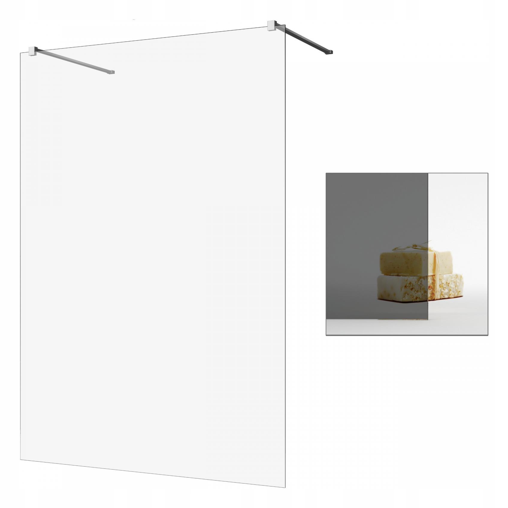 Sprchový kút - Walk-in kabína RADAWAY Modo New I 150, sklo, grafit