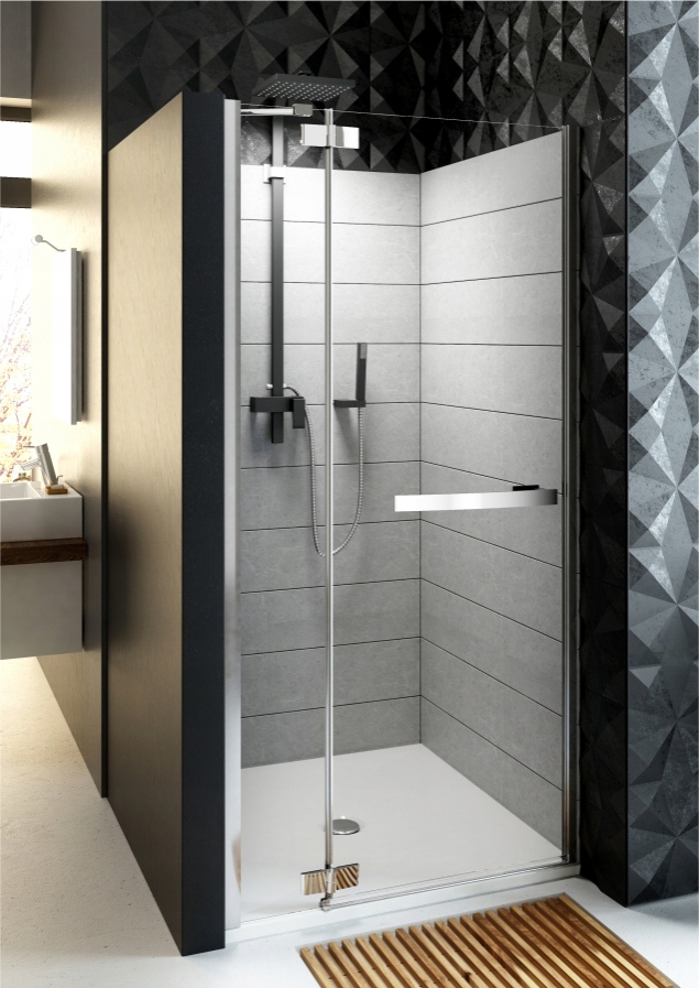 Sprchový kút - LEVÉ STENNÉ DVERE 120 CM HD KOLEKCIA AQUAFORM
