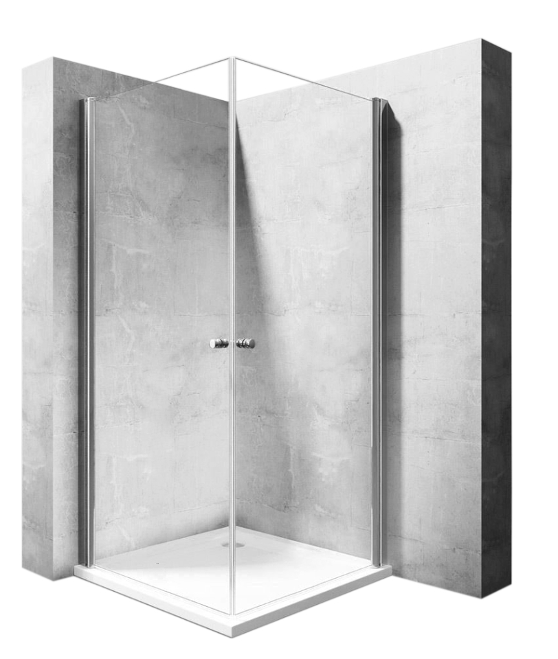 Sprchový kút - Sprchový kút EASY SPACE EASY CLEAN 80x80 REA