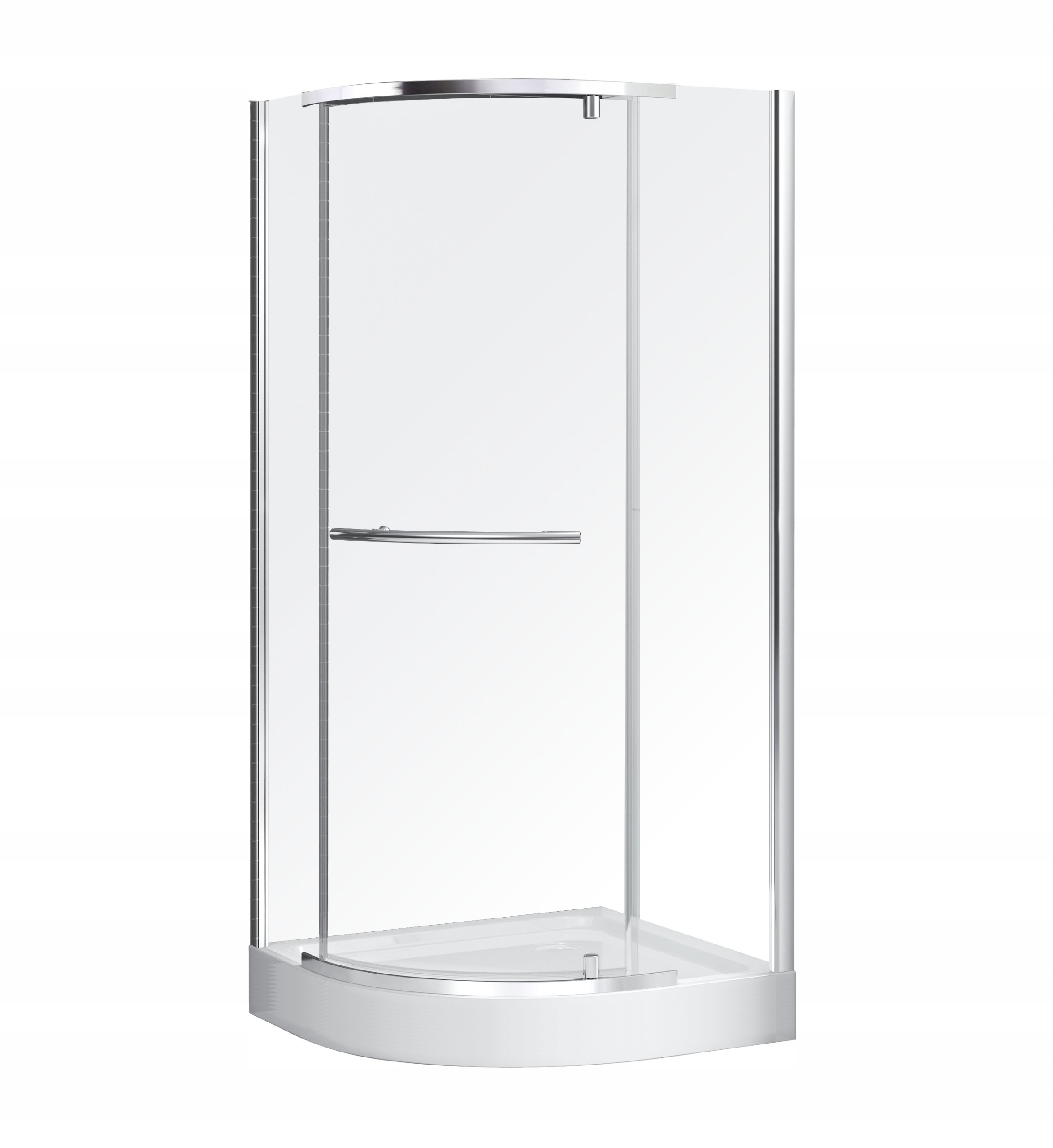 Sprchový kút - Sprchová kabína, nízka sprchová vanička 90x90 Durasan