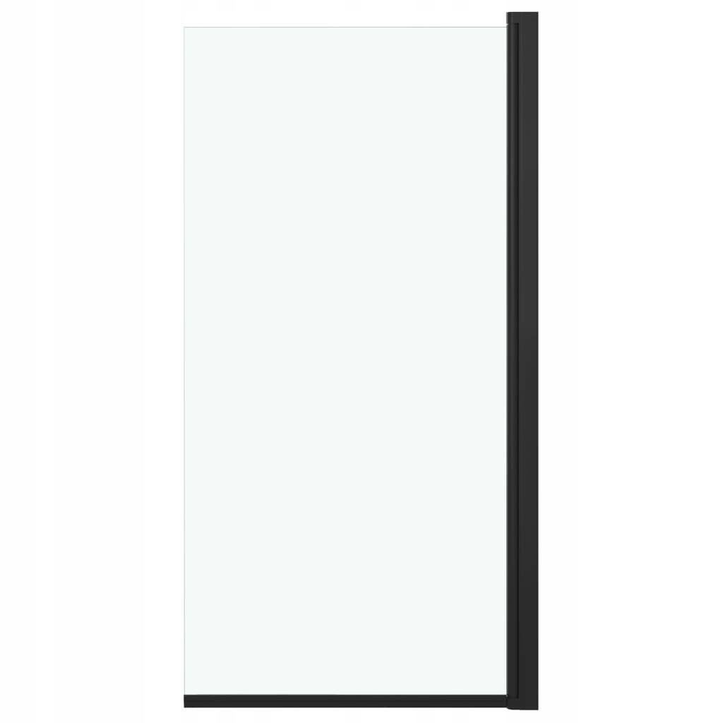 Sprchový kút - j8k Sprchová kabína, ESG, 68x130 cm, čierna