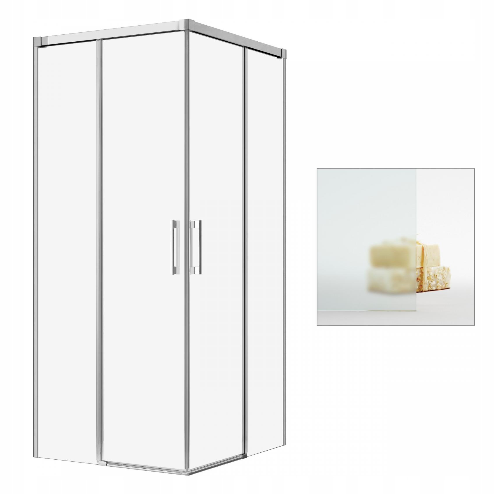 Sprchový kút - Sprchová kabína 90x120 sprcha Idea KDD satén