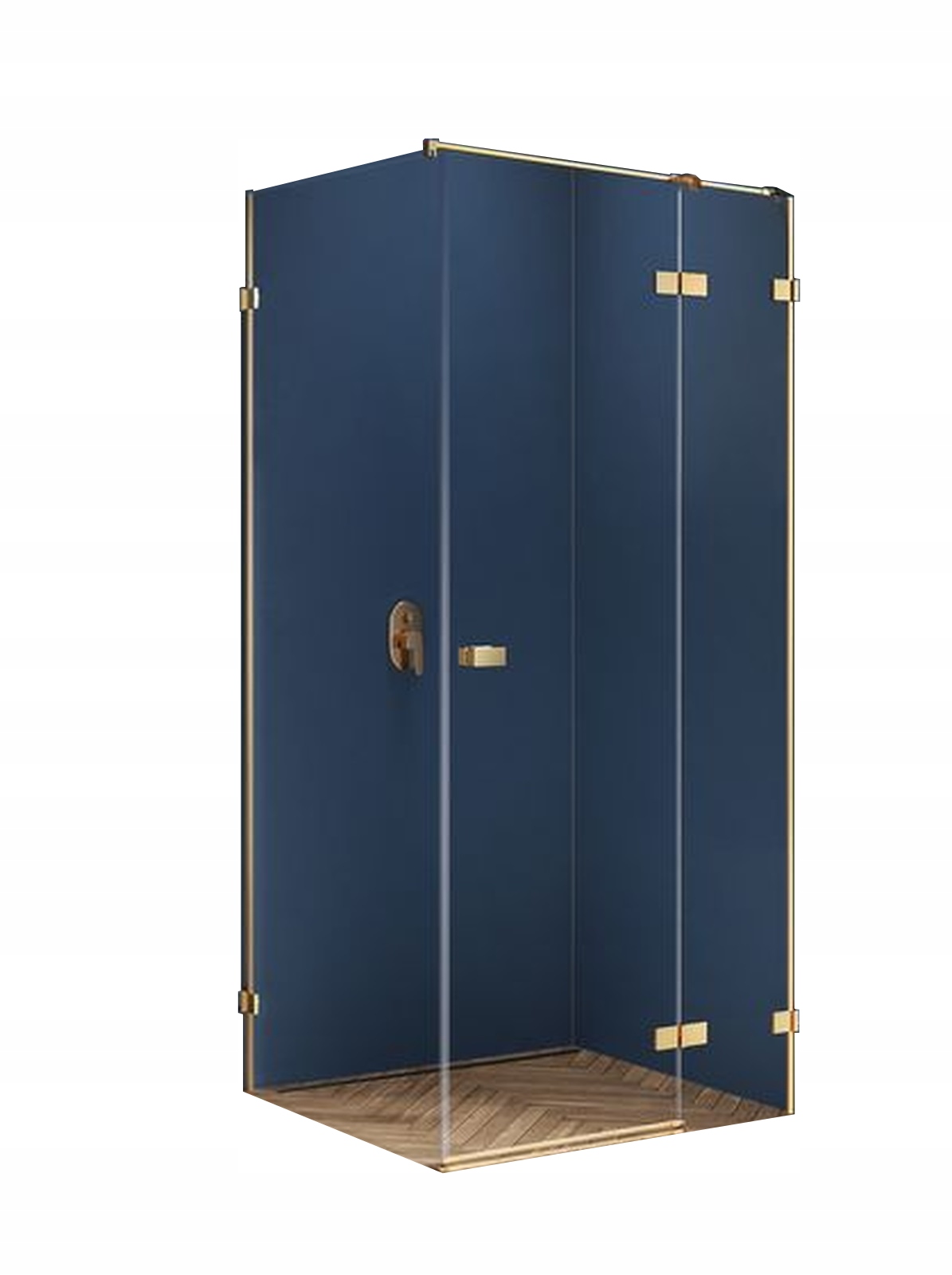 Sprchový kút - Zlatá SPRCHOVÁ KABÍNA 120X80 vpravo AVEXA GOLD