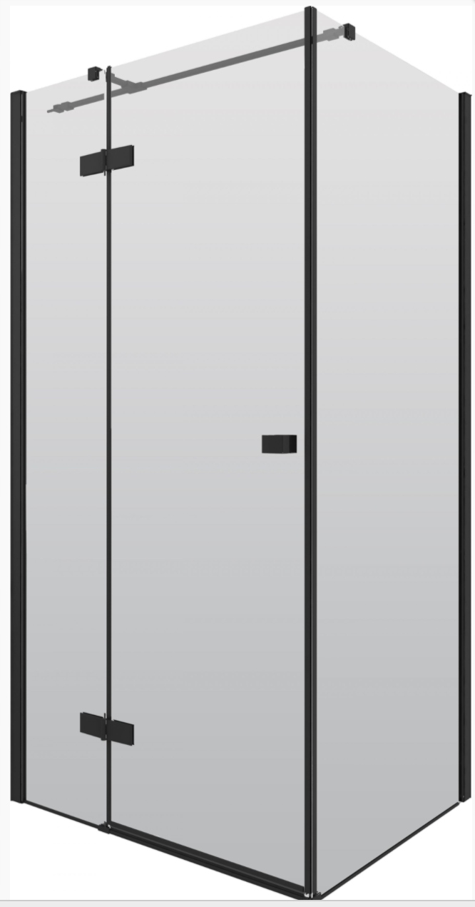 Sprchový kút - Deante KQA 047P ARNIKA CABIN NERO RECTANGULAR SZK