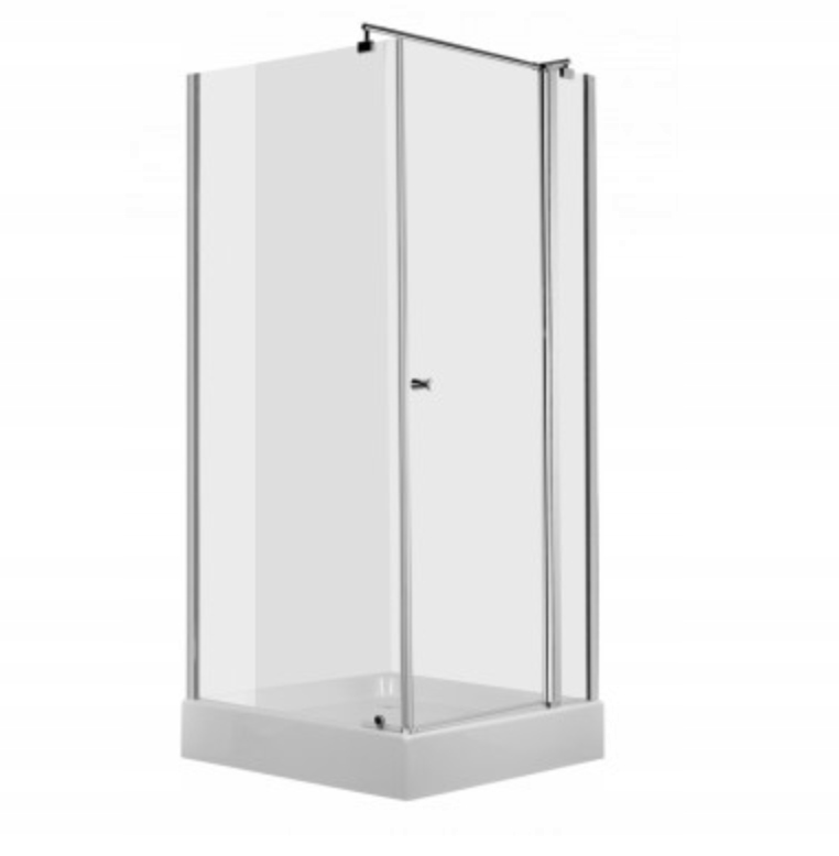 Sprchový kút - Deante KTI 044P CUBIC SQUARE CAB. SKLO TR