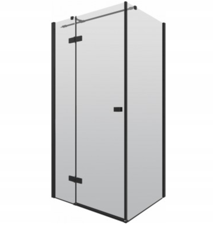 Sprchový kút - Deante KQA 046P ARNIKA CABIN NERO RECTANGULAR SZK
