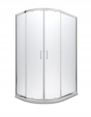 Sprchový kút - BESCO ASYMETRICKÁ KABÍNA MODERNÁ 100x80x185 PRECHÁDZANIE
