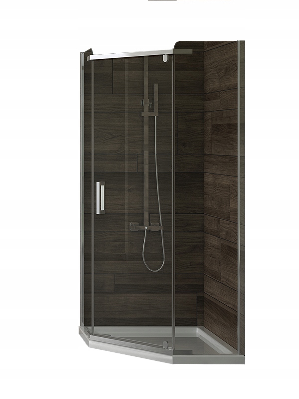Sprchový kút - NOVINKA päťuholníkový sprchovací kút KOMFORT 90 cm x 90 cm