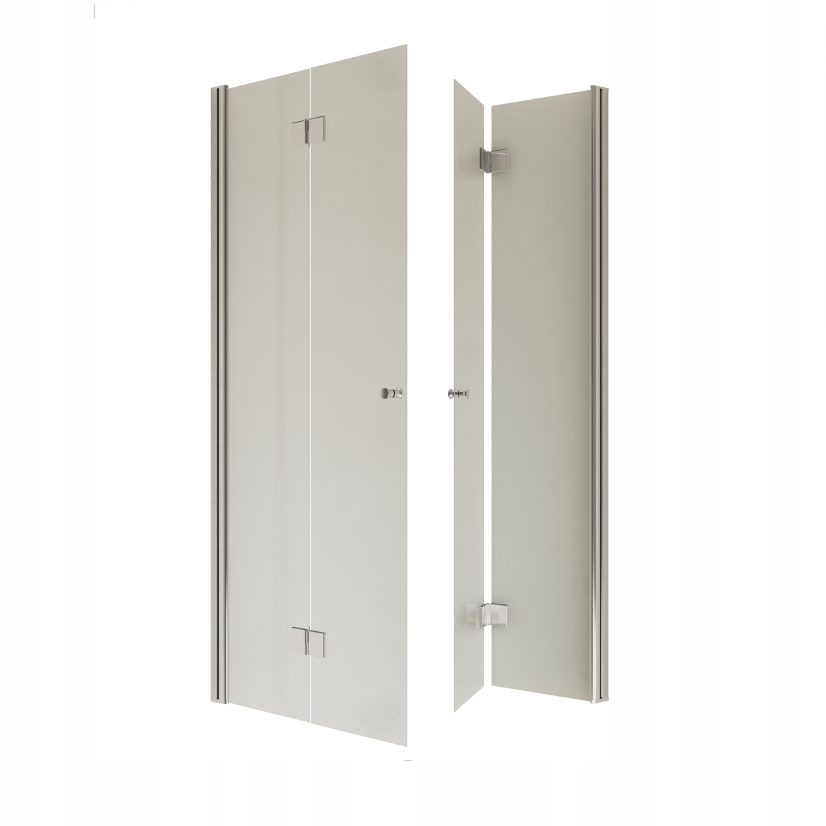 Sprchový kút - Štvorcový, neprofilovaný sprchovací kút 80x80 Foldex