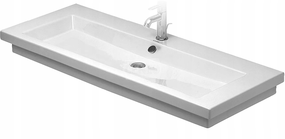 Umývadlo -  Obdĺžnikové umývadlo Duravit v 2. poschodí 120 x 50 cm
