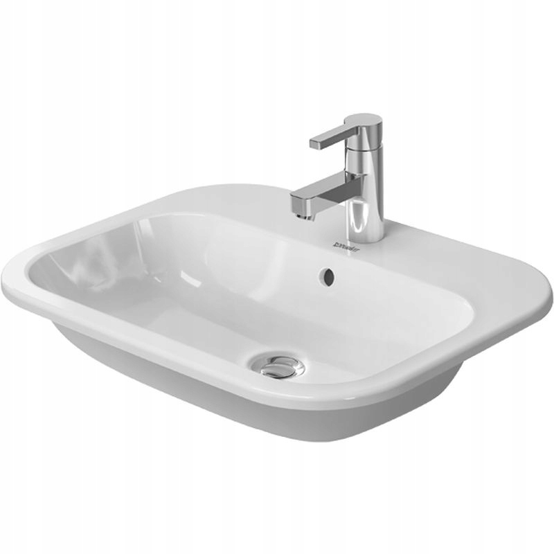 Umývadlo -  WASHBIN WONDERGLISS DURAVIT RECESS 60