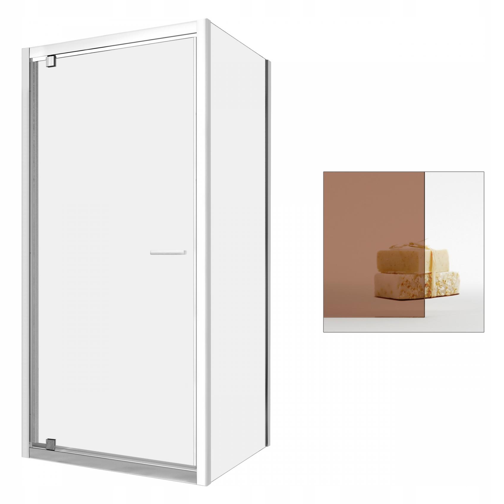 Sprchový kút - Sprchová kabína RADAWAY Twist DW + S 70x75 hnedá