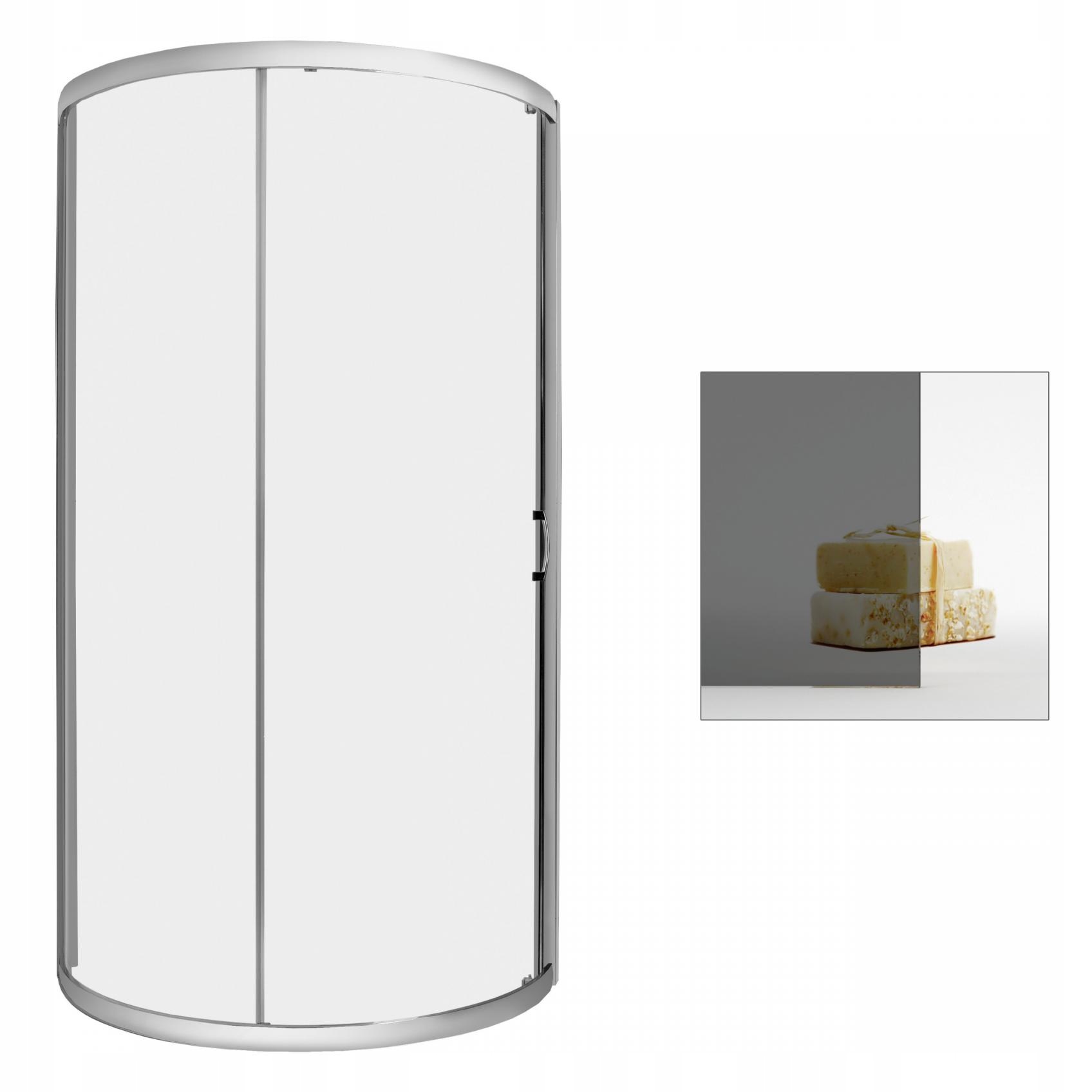 Sprchový kút - Kabína RADAWAY Premium Plus B 90 x 90 grafitová