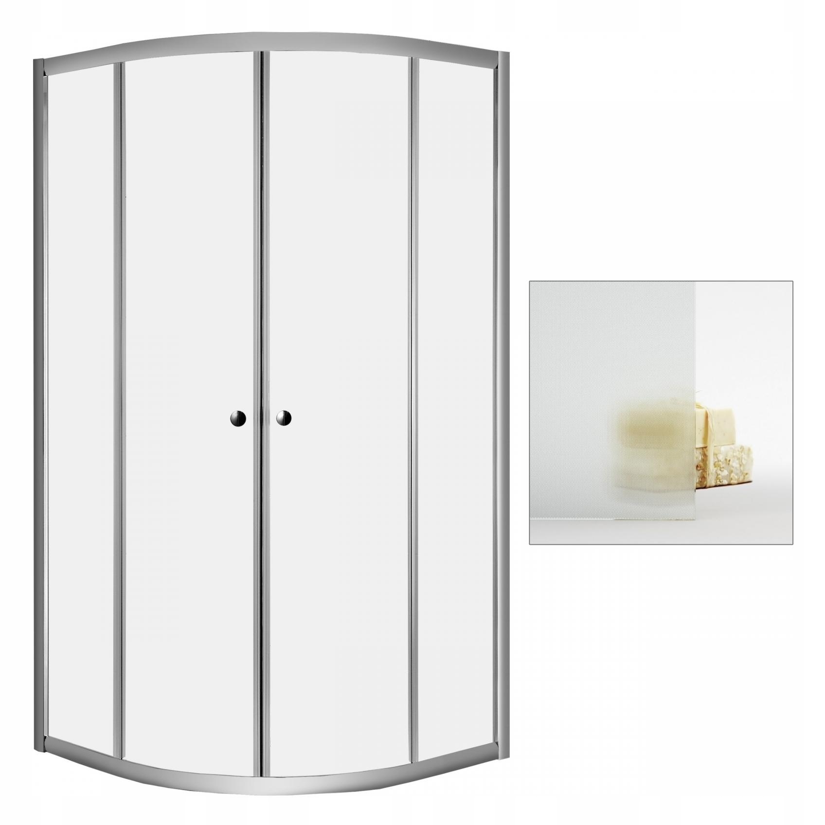 Sprchový kút - RADAWAY Classic Sprchová kabína z látky 80x80