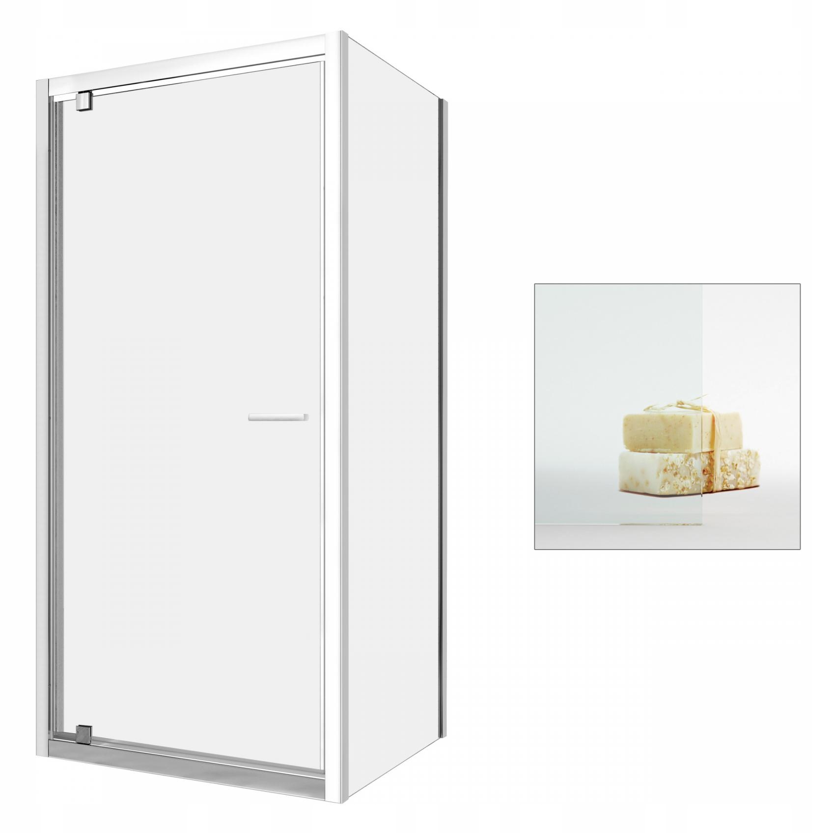 Sprchový kút - Sprchová kabína RADAWAY Twist DW + S 90x100 čistá