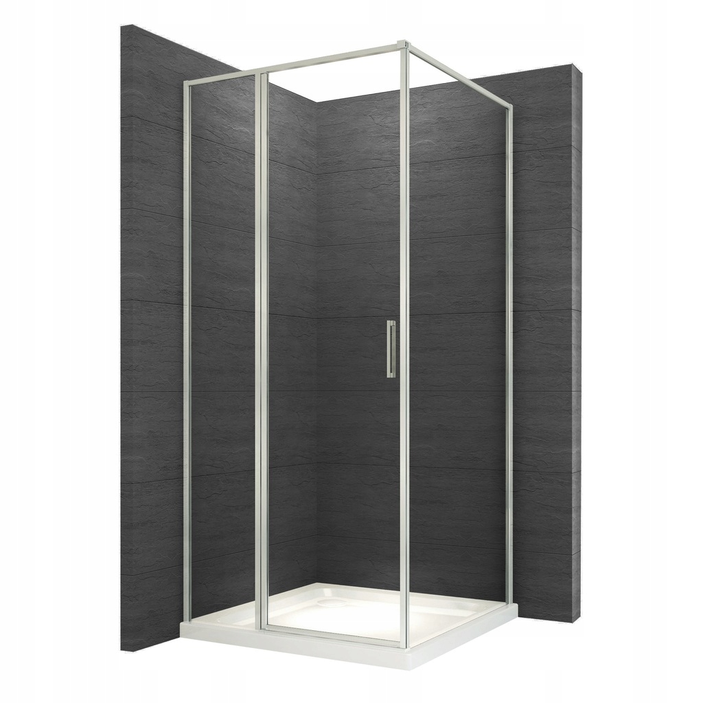 Sprchový kút - Štíhla sprchová kabína 80 x 100 ATRIUM SQ LEVÁ