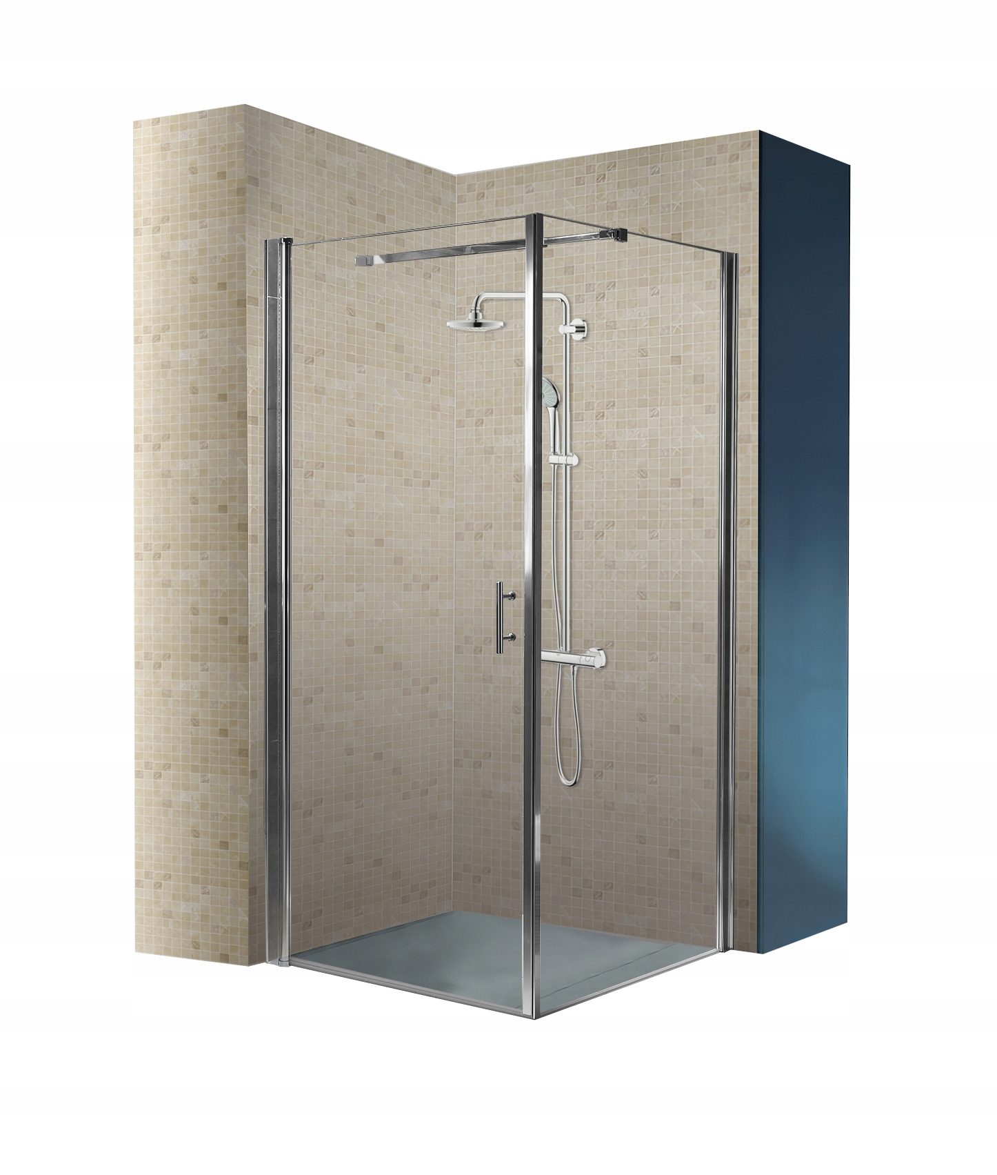 Sprchový kút - Sprchový kút 80x80 SKLO 6mm VYSOKÉ NÁMESTIE 1190