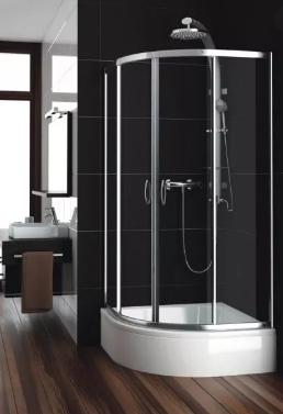 Sprchový kút - POLOVINNÝ KABÍN. 80 CM AQUAFORM NIGRA NAZARE
