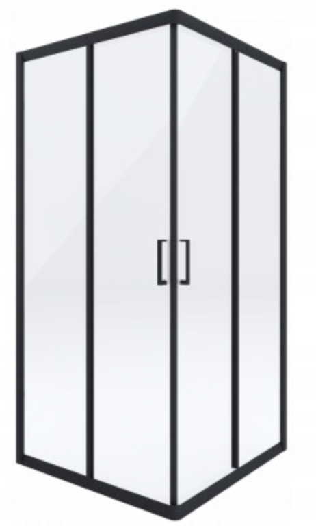 Sprchový kút - Deante KYC N42K KABÍNA FUNKIA NERO 80X80 SQUARE