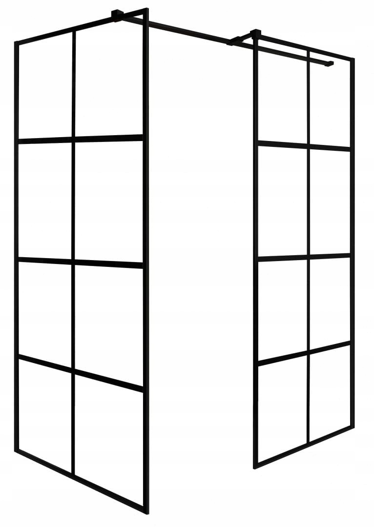 Sprchový kút - BESCO CABIN WALK IN EXCEA 100x80x190 cm